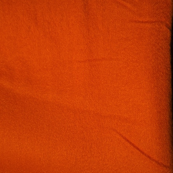 ONE KINGS LANE Solid Cashmere Throw, Orange, Retail Price $295.00US - Picture 10 of 10